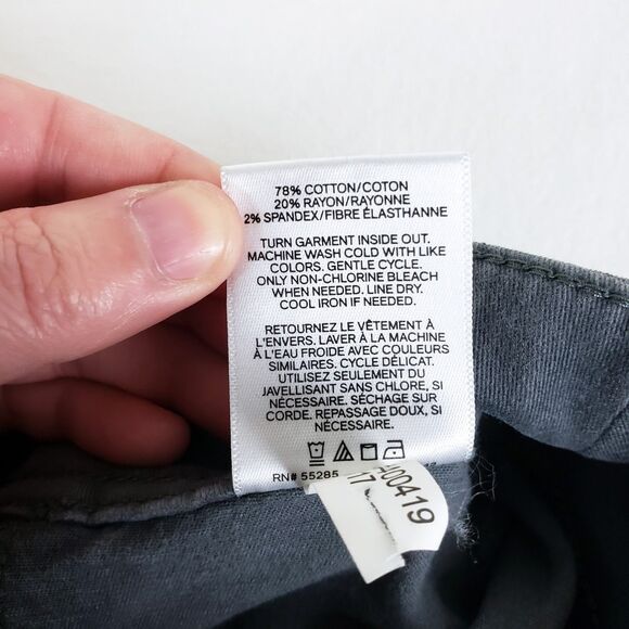 Express Lace-Up Front Utility Pants Womens 4 High-Rise Skinny Grunge Moto - Picture 12 of 12